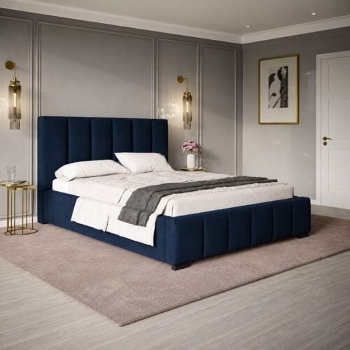 Superior Model 1 Polstret Sengeramme Med Opbevaring Fra CozyQuilt Sleep | Håndlaves i Møbelstof, Fløjl, Velour & Læder hos uniquebeds, home & living - Billede 5