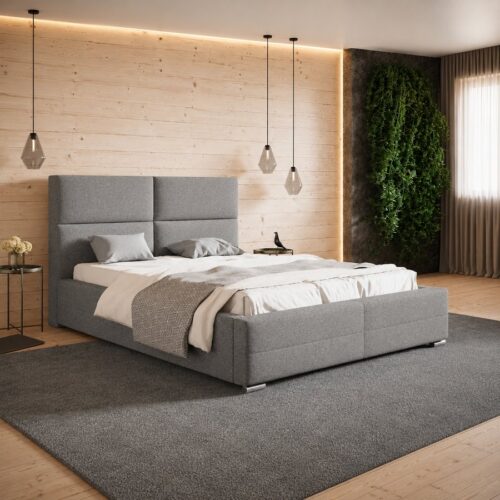 Superior Model 3 Polstret Sengeramme Med Opbevaring Fra CozyQuilt Sleep | Håndlaves i Møbelstof, Fløjl, Velour & Læder hos uniquebeds, home & living - Billede 3