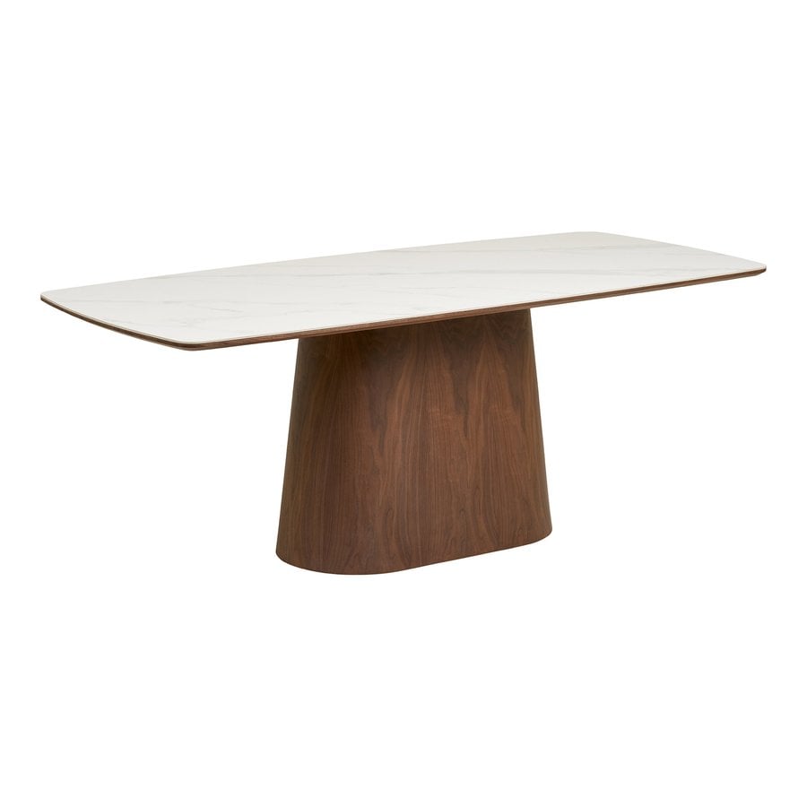 noli-spisebord-i-hvidmrkebrun-keramik-askefiner-fra-house-nordic-bdh-9-1 Noli Spisebord i Hvid/Mørkebrun Keramik & Askefiner fra House Nordic | BDH 90x200x76 cm - Billede 3