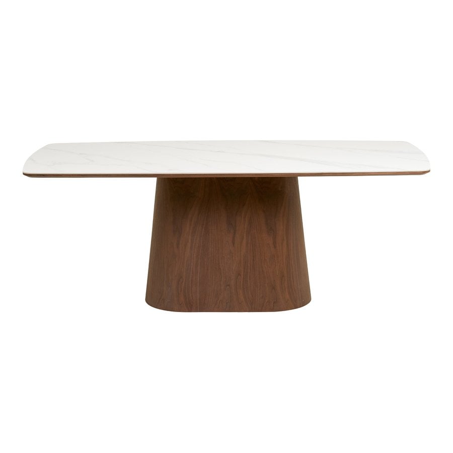 noli-spisebord-i-hvidmrkebrun-keramik-askefiner-fra-house-nordic-bdh-9-3 Noli Spisebord i Hvid/Mørkebrun Keramik & Askefiner fra House Nordic | BDH 90x200x76 cm - Billede 4