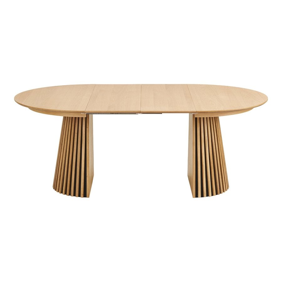 Osaka Spisebord i Natur Egetræ med To Tillægsplader fra House Nordic | Ø120x75 cm - Billede 6