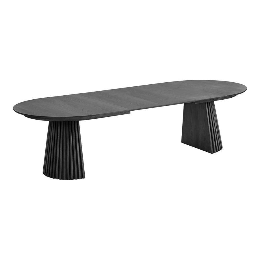 Osaka Spisebord i Sort Egetræ med To Tillægsplader fra House Nordic | LxBxH 200-300x120x75 cm - Billede 2