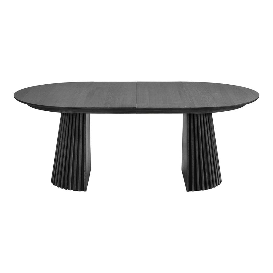 Osaka Spisebord i Sort Egetræ med To Tillægsplader fra House Nordic | LxBxH 200-300x120x75 cm - Billede 3