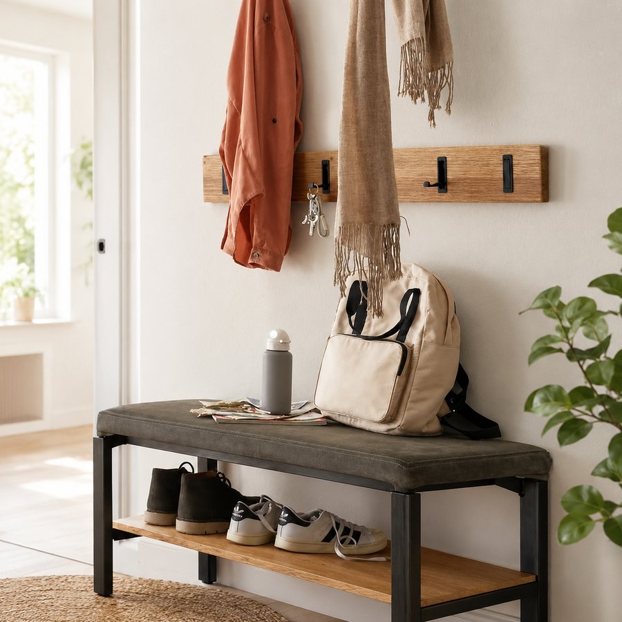 randers-snedker-knagerkke-med-6-knager-fra-raw-furniture-miljer-3-2 Randers Snedker Knagerække med 6 Knager fra Raw Furniture miljøer - Billede 2