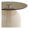Ravello Hjørnebord i Beige/Grå Hærdet Glas & Metal fra House Nordic | Ø40x52 cm - Billede 7