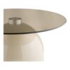 Ravello Sofabord i Beige/Grå Metal & Hærdet Glas fra House Nordic | Ø 70x33 cm - Billede 6