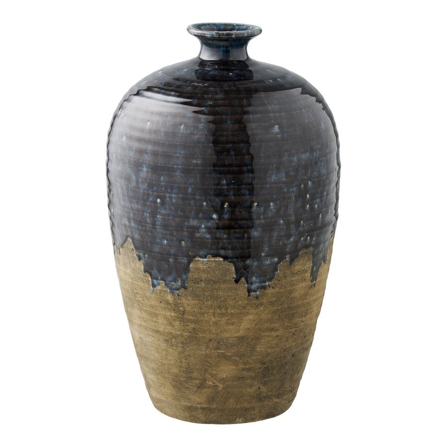 vase-vase-i-mrkebl-keramik-fra-house-nordic-27x445-cm-1 Vase Vase i Mørkeblå Keramik fra House Nordic | Ø27x44,5 cm - Billede 5
