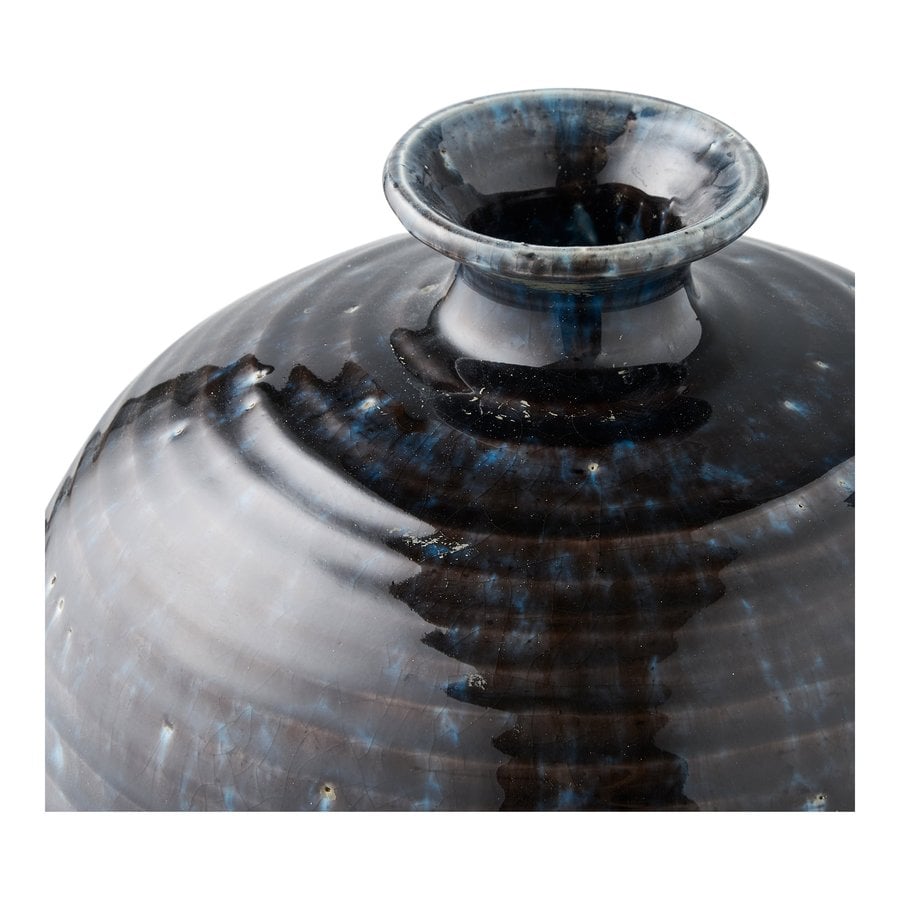vase-vase-i-mrkebl-keramik-fra-house-nordic-27x445-cm-7 Vase Vase i Mørkeblå Keramik fra House Nordic | Ø27x44,5 cm - Billede 7