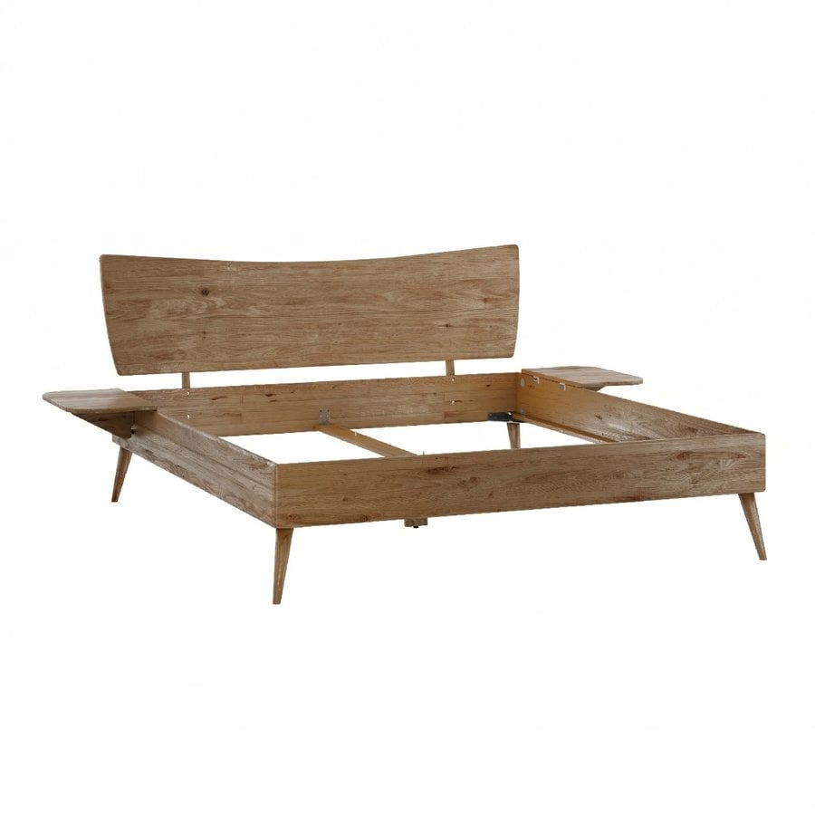Vidar Snedker Sengeramme i Massiv FSC Egetræ fra Organic Sleep hos uniquebeds, home & living - Billede 3