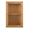 zamora-vghngt-vitrine-i-natur-egetr-hrdet-glas-fra-house-nordic-bdh-20-1 Zamora Væghængt Vitrine i Natur Egetræ & Hærdet Glas fra House Nordic | BDH 20x40x60 cm - Billede 4