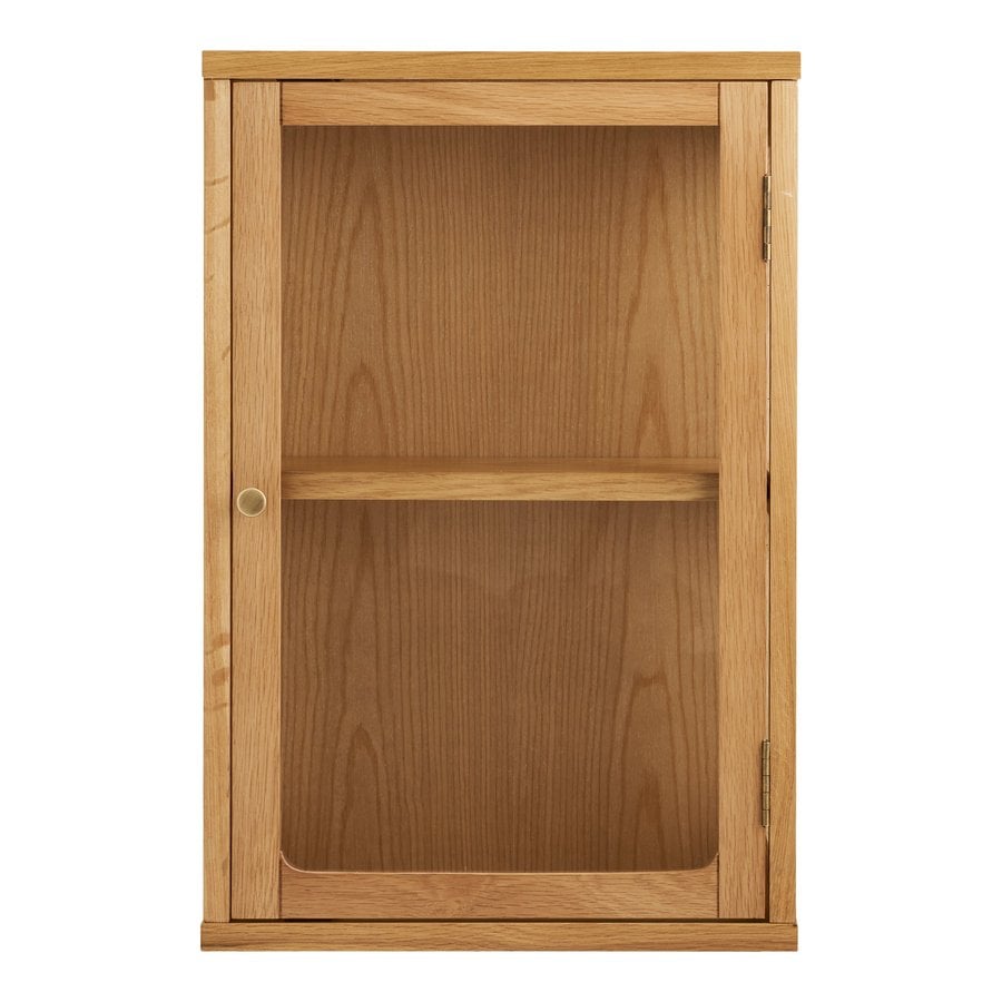 zamora-vghngt-vitrine-i-natur-egetr-hrdet-glas-fra-house-nordic-bdh-20-1 Zamora Væghængt Vitrine i Natur Egetræ & Hærdet Glas fra House Nordic | BDH 20x40x60 cm - Billede 4