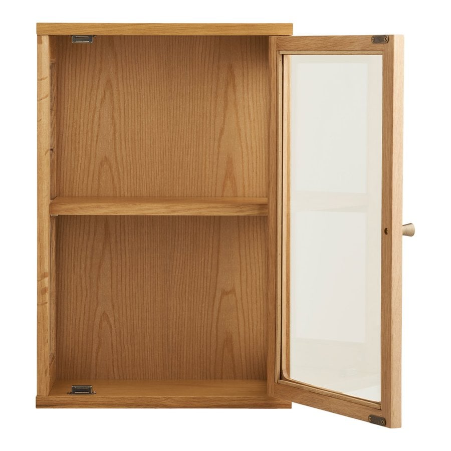 zamora-vghngt-vitrine-i-natur-egetr-hrdet-glas-fra-house-nordic-bdh-20-6 Zamora Væghængt Vitrine i Natur Egetræ & Hærdet Glas fra House Nordic | BDH 20x40x60 cm - Billede 6