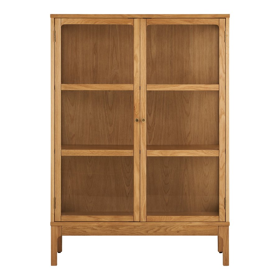 zamora-vitrineskab-i-natur-egetr-fra-house-nordic-bdh-40x90x126-cm-1 Zamora Vitrineskab i Natur Egetræ fra House Nordic | BDH 40x90x126 cm - Billede 3