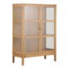 zamora-vitrineskab-i-natur-egetr-fra-house-nordic-bdh-40x90x126-cm-3 Zamora Vitrineskab i Natur Egetræ fra House Nordic | BDH 40x90x126 cm - Billede 4