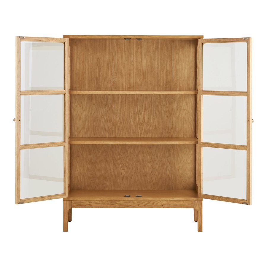 zamora-vitrineskab-i-natur-egetr-fra-house-nordic-bdh-40x90x126-cm-5 Zamora Vitrineskab i Natur Egetræ fra House Nordic | BDH 40x90x126 cm - Billede 5