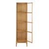 Zamora Vitrineskab i Natur Egetræ med 1 Glaslåge fra House Nordic | BDH 40x47x180 cm - Billede 6