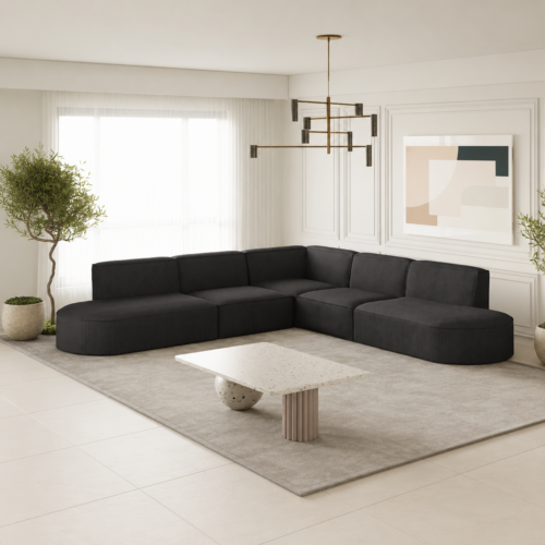 Alba Hjørnesofa med Chaiselong & Open End Fra Hundevad & Co | Flere Farver