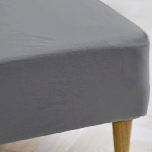 Boxlagen i 100% Økologisk Bomuld fra Södahl | Grå | 90x200x30 cm - OUTLET