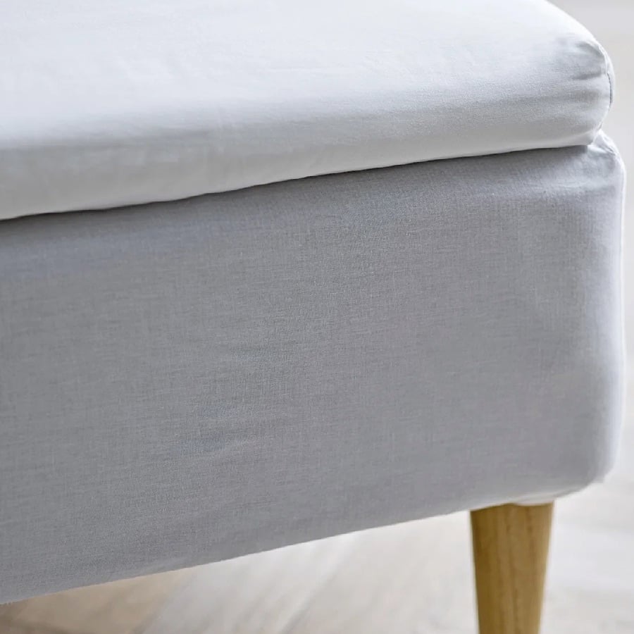 Kuvertlagen i 100% Økologisk Bomuld fra Södahl | Hvid | 180x210x6-8 cm - OUTLET hos uniquebeds, home & living 1