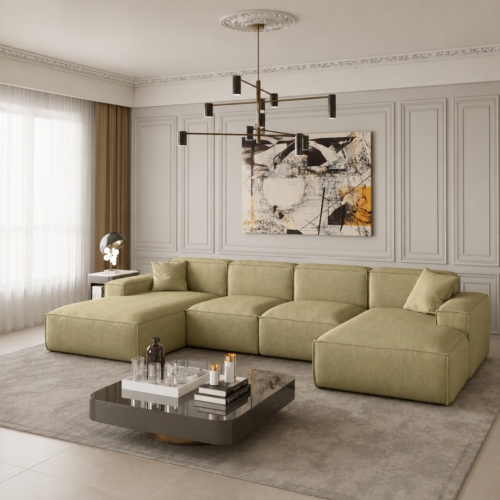 Mila U-Sofa Stor Fra Hundevad & Co | Flere Farver