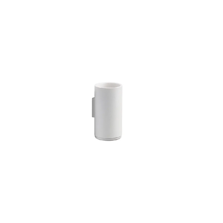 RIM Tandbørstekrus til Ophængning fra ZONE Denmark | Hvid | Ø7x13 cm - OUTLET hos uniquebeds, home & living