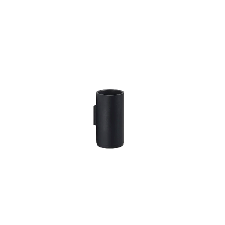 RIM Tandbørstekrus til Ophængning fra ZONE Denmark | Sort | Ø7x13 cm - OUTLET hos uniquebeds, home & living
