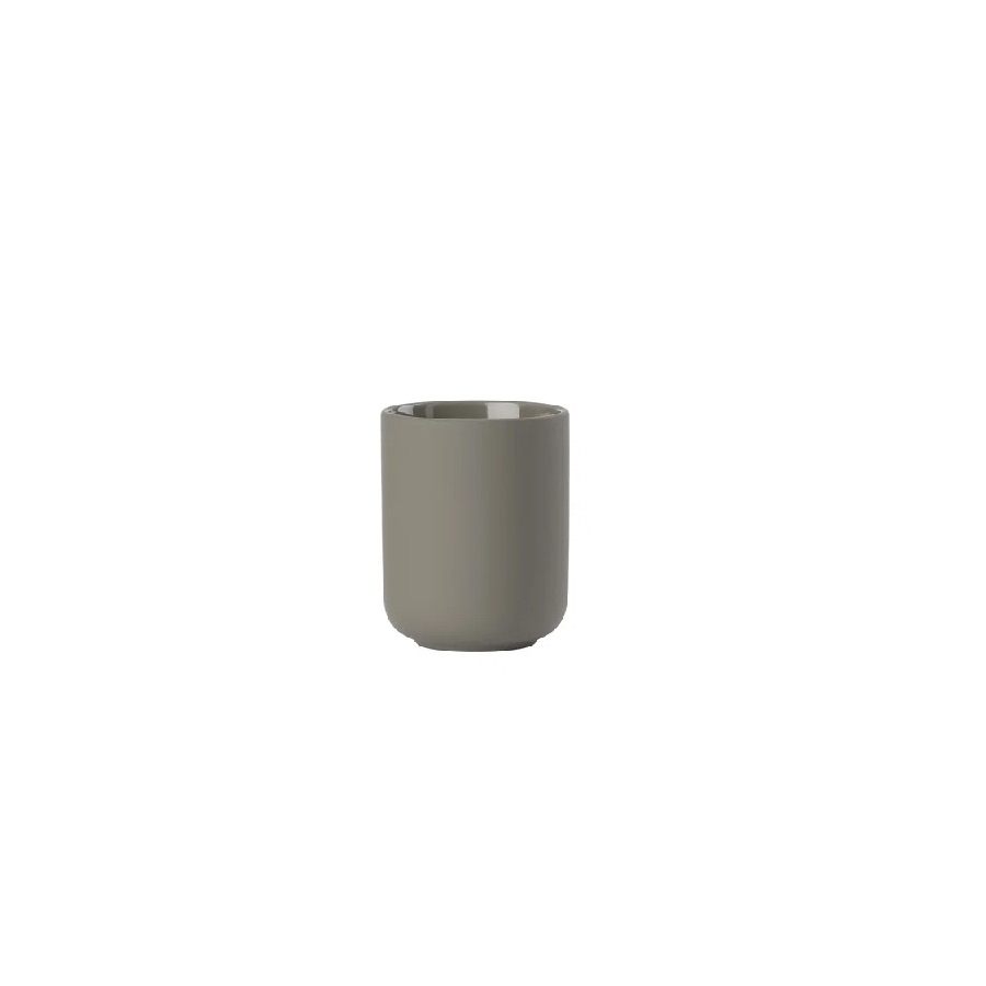 UME Tandbørstekrus fra ZONE Denmark | Taupe | Ø8x10 cm - OUTLET hos uniquebeds, home & living