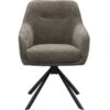 avola-lnestol-i-grafit-polyester-med-drejefod-i-sort-fra-unique-furnit-1 Avola Lænestol i Grafit Polyester med Drejefod i Sort fra Unique Furniture | B59xD65xH89 cm - Billede 1