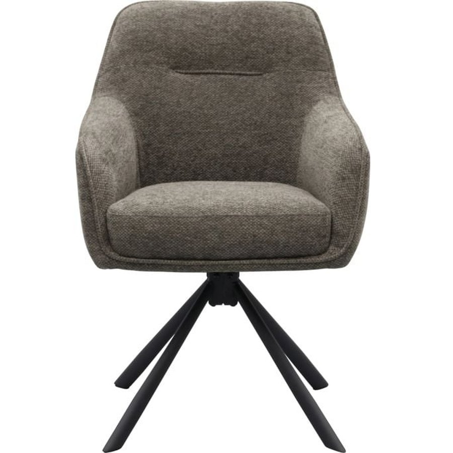 avola-lnestol-i-grafit-polyester-med-drejefod-i-sort-fra-unique-furnit-1 Avola Lænestol i Grafit Polyester med Drejefod i Sort fra Unique Furniture | B59xD65xH89 cm - Billede 1