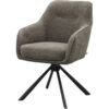 avola-lnestol-i-grafit-polyester-med-drejefod-i-sort-fra-unique-furnit-2 Avola Lænestol i Grafit Polyester med Drejefod i Sort fra Unique Furniture | B59xD65xH89 cm - Billede 2