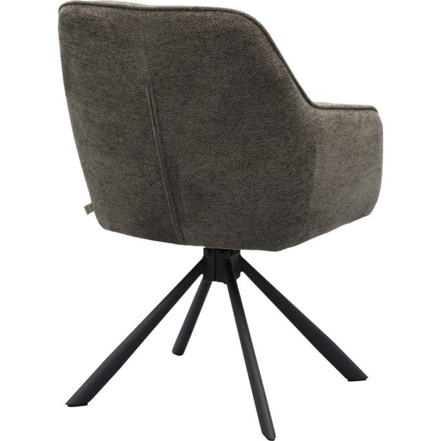 avola-lnestol-i-grafit-polyester-med-drejefod-i-sort-fra-unique-furnit-4 Avola Lænestol i Grafit Polyester med Drejefod i Sort fra Unique Furniture | B59xD65xH89 cm - Billede 4