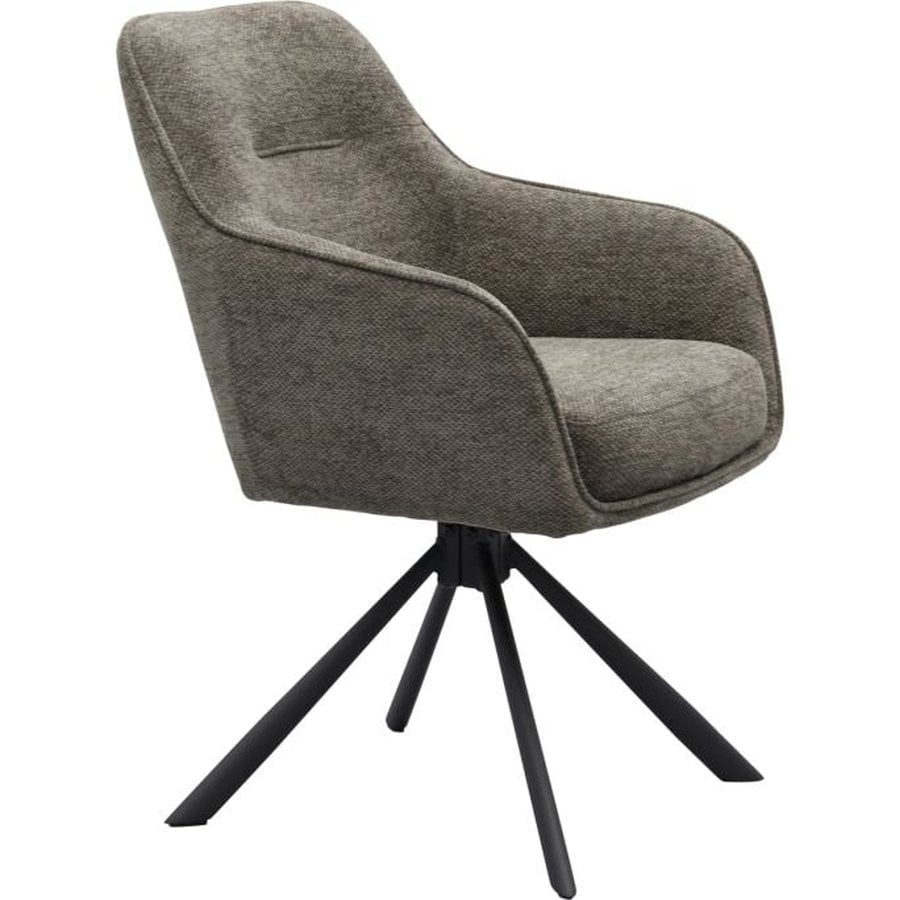 avola-lnestol-i-grafit-polyester-med-drejefod-i-sort-fra-unique-furnit-5 Avola Lænestol i Grafit Polyester med Drejefod i Sort fra Unique Furniture | B59xD65xH89 cm - Billede 5