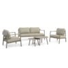 capri-loungest-i-aluminium-med-hynder-fra-lexpo-living-sand-loungesofa-1 Capri Loungesæt i Aluminium med Hynder fra Lexpo Living | Sand | Loungesofa + 2x Loungestole + 2x Sofaborde hos uniquebeds, home & living - Billede 1