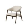 elk-loungestol-i-sand-polyester-ben-i-mrk-espresso-egetr-fra-unique-fu-1 Elk Loungestol i Sand Polyester & Ben i Mørk Espresso Egetræ fra Unique Furniture | D71xB68,5xH76 cm - Billede 1