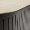 Enna TV Bænk i Mørk Espresso Egetræ & Sand Keramik fra Unique Furniture | D40xB180xH50 cm - Billede 8