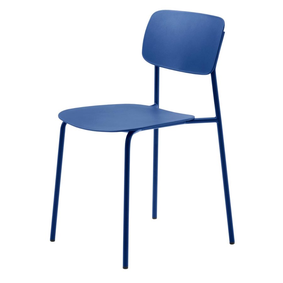 KIRKLAND Spisebordsstol i Koboltblå Stål fra Unique Furniture | B43,5xD51xH79cm - Billede 4