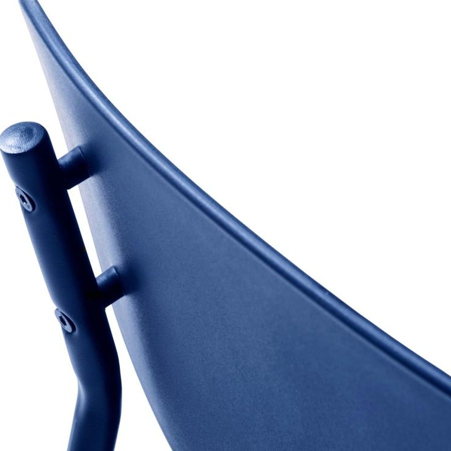 KIRKLAND Spisebordsstol i Koboltblå Stål fra Unique Furniture | B43,5xD51xH79cm - Billede 13