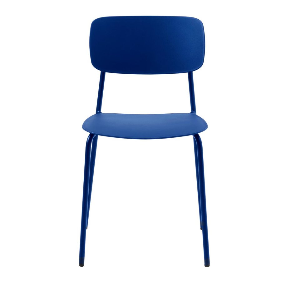 KIRKLAND Spisebordsstol i Koboltblå Stål fra Unique Furniture | B43,5xD51xH79cm - Billede 8