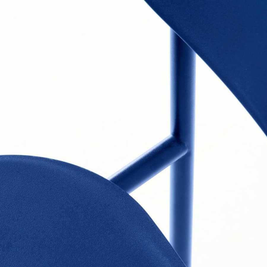 KIRKLAND Spisebordsstol i Koboltblå Stål fra Unique Furniture | B43,5xD51xH79cm - Billede 10