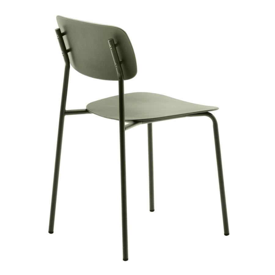 Kirkland Spisebordsstol i Olivengrøn Polypropylen fra Unique Furniture | B43,5xD51xH79 cm - Billede 3