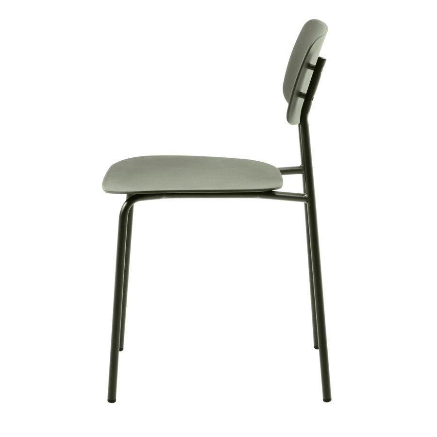 Kirkland Spisebordsstol i Olivengrøn Polypropylen fra Unique Furniture | B43,5xD51xH79 cm - Billede 4