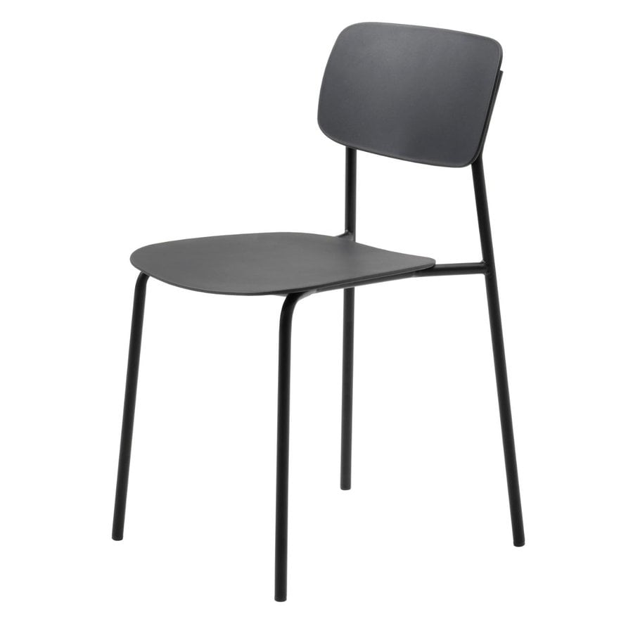 Kirkland Spisebordsstol i Sort Plast fra Unique Furniture | B43.5xD51xH79 cm - Billede 3