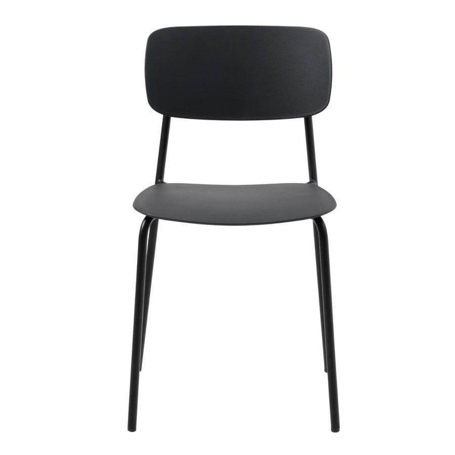 Kirkland Spisebordsstol i Sort Plast fra Unique Furniture | B43.5xD51xH79 cm - Billede 4