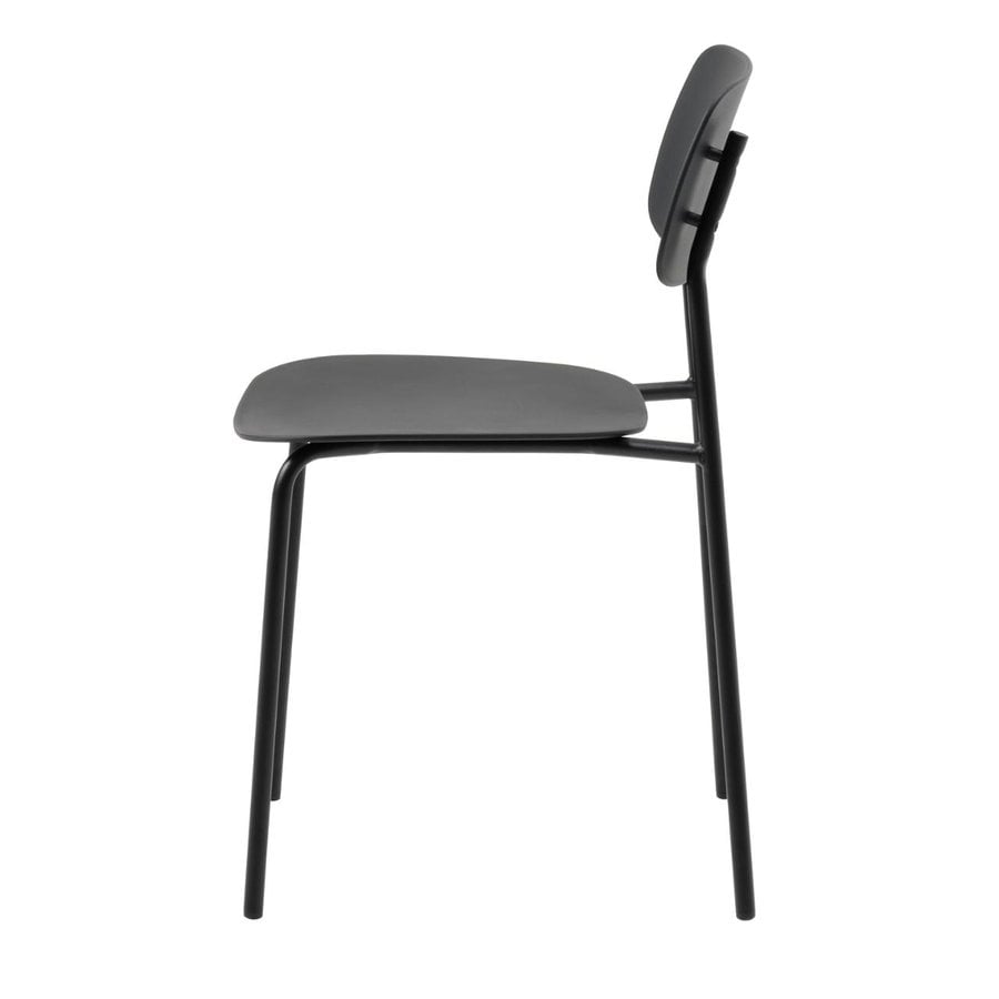 Kirkland Spisebordsstol i Sort Plast fra Unique Furniture | B43.5xD51xH79 cm - Billede 5