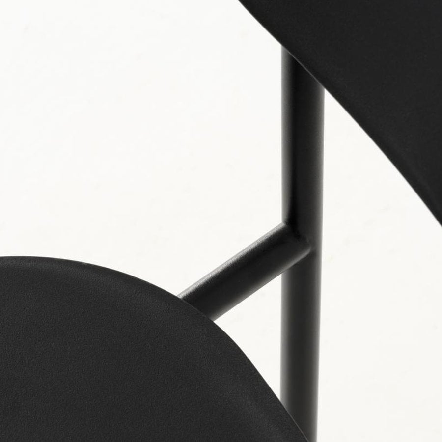 Kirkland Spisebordsstol i Sort Plast fra Unique Furniture | B43.5xD51xH79 cm - Billede 7