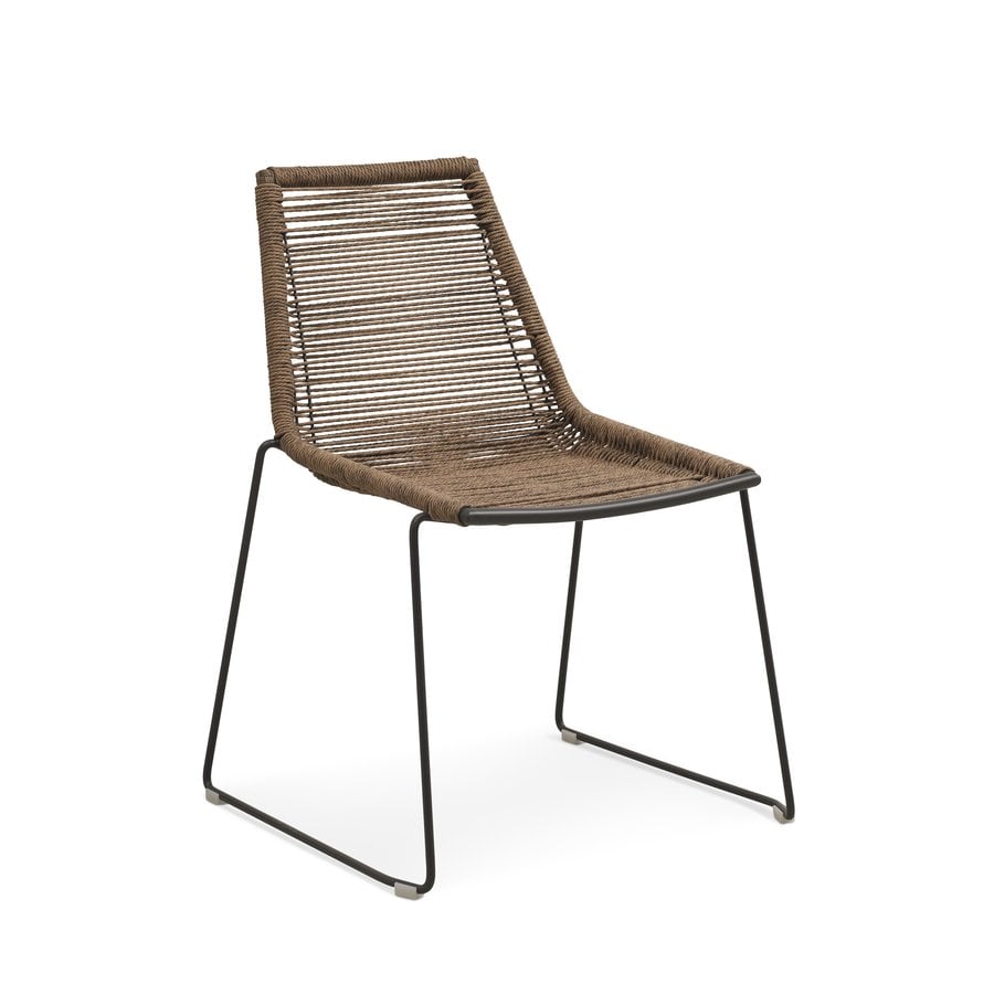 Maui Udendørs Stol i Metal fra Lexpo Living | Brun | 59x57x78 cm hos uniquebeds, home & living - Billede 1
