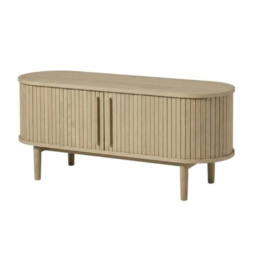 Meta TV Lowboard i Hvidpigmenteret Egetræ fra Unique Furniture | B140xD40xH55.6 cm - Billede 1