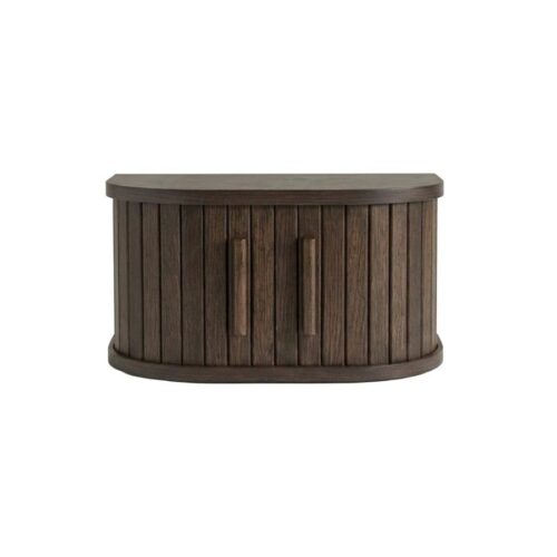 META Vægmonteret Sengebord i Mørk Espresso Egetræ fra Unique Furniture | B40xD30xH20 cm - Billede 1