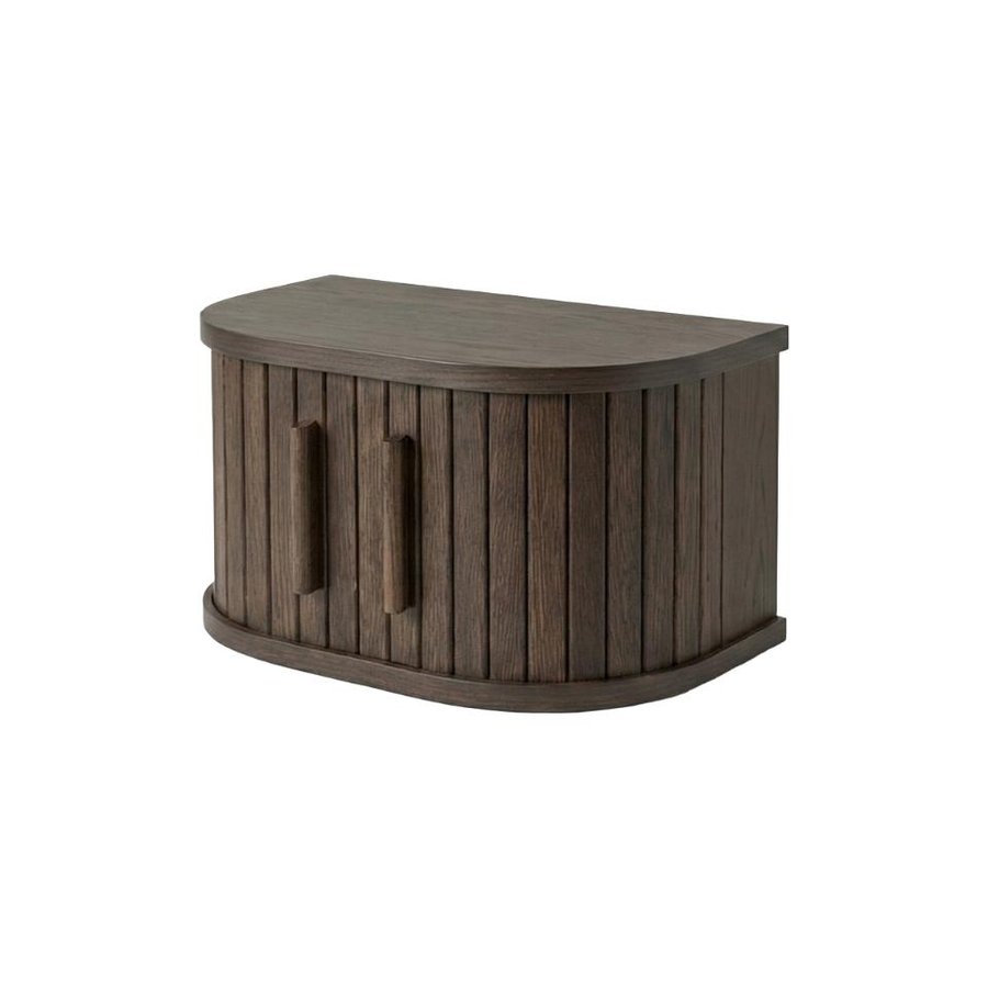META Vægmonteret Sengebord i Mørk Espresso Egetræ fra Unique Furniture | B40xD30xH20 cm - Billede 3