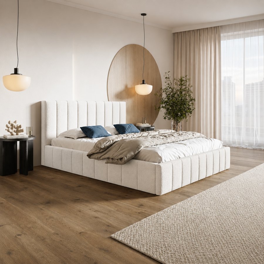 Gold Model 10 Polstret Sengeramme Med Opbevaring Fra CozyQuilt Sleep | Håndlaves i Møbelstof, Fløjl, Velour & Læder hos uniquebeds, home & living - Billede 4